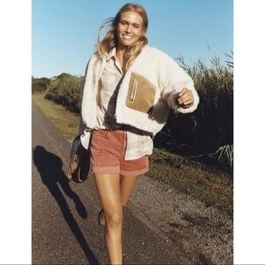 Pilcro Anthropologie Womens Sz 25 Pink Boyfriend Ultra High Rise Denim Shorts